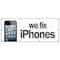Signmission WE FIX IPHONES BANNER SIGN smart phones cellphones mobile repairs B-96 We Fix iPhones - alternate 1
